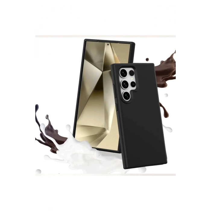Samsung Galaxy S24 Ultra Kılıf First Silikon - Siyah