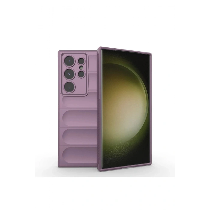 Samsung Galaxy S24 Ultra Kılıf Optimum Silikon - Mor