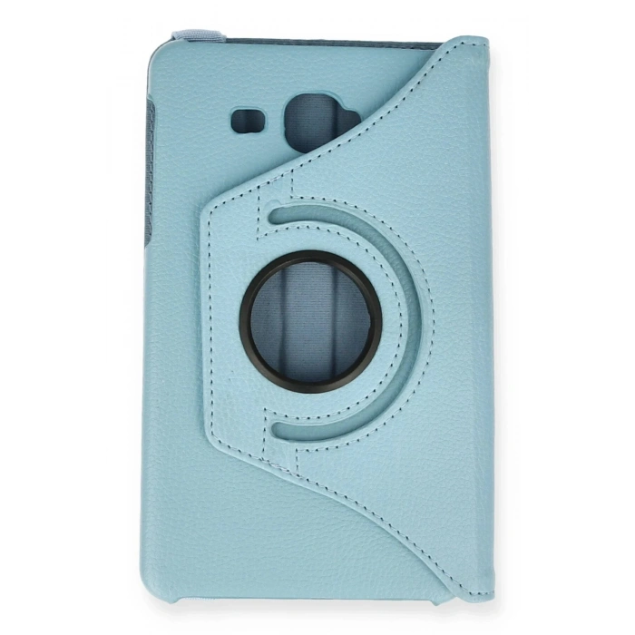 Samsung Galaxy T280 Tab A 7 Kılıf 360 Tablet Deri Kılıf - Turkuaz