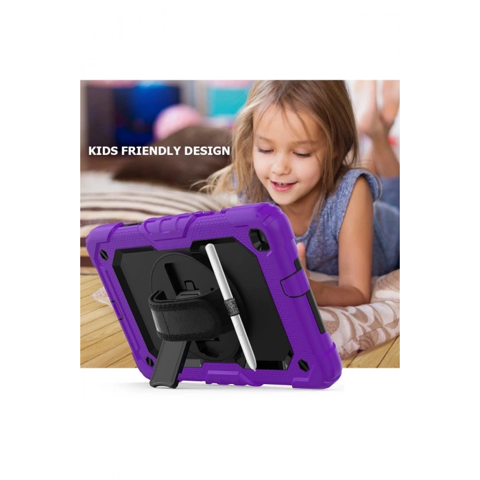 Samsung Galaxy T290 Tab A 8 Kılıf Pars Tablet Kapak - Mor