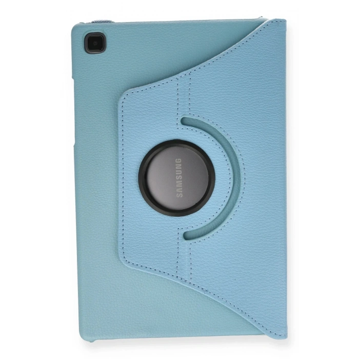 Samsung Galaxy T500 Tab A7 10.4 Kılıf 360 Tablet Deri Kılıf - Turkuaz