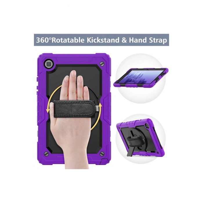 Samsung Galaxy T500 Tab A7 10.4 Kılıf Pars Tablet Kapak - Mor