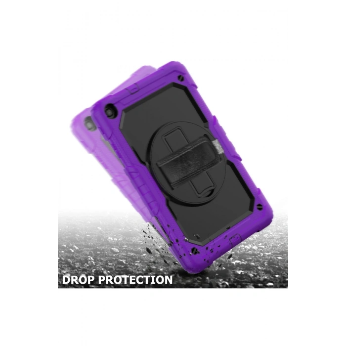 Samsung Galaxy T510 Tab A 10.1 Kılıf Pars Tablet Kapak - Mor