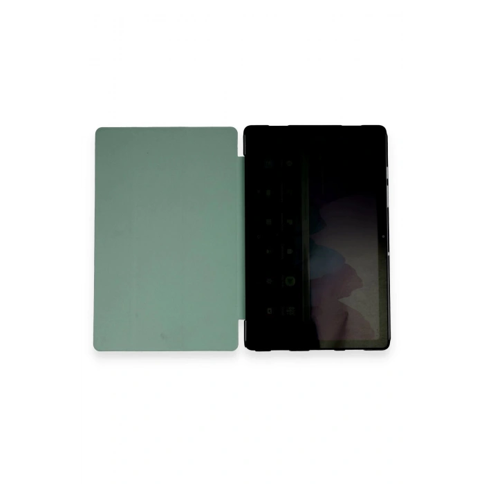 Samsung Galaxy T970 Tab S7 Plus 12.4 Kılıf Tablet Smart Kılıf - Koyu Yeşil