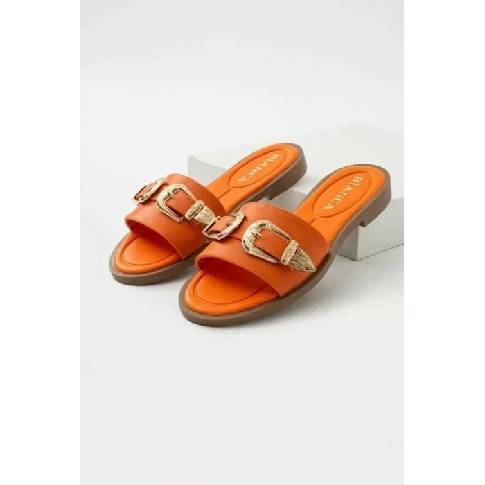 Sene Turuncu Cilt Terlik