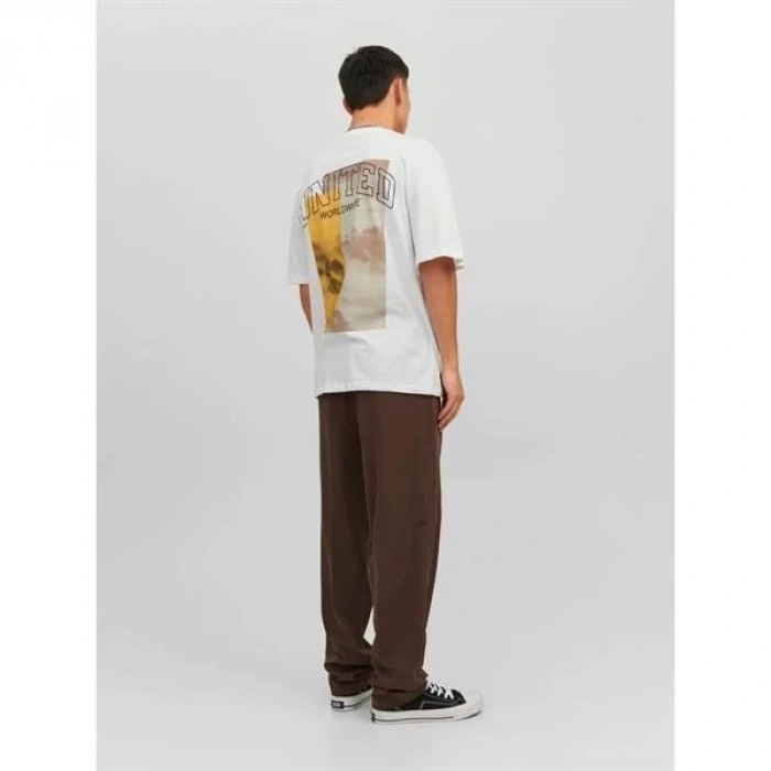 Sırt Baskılı Erkek Oversize T- Shırt