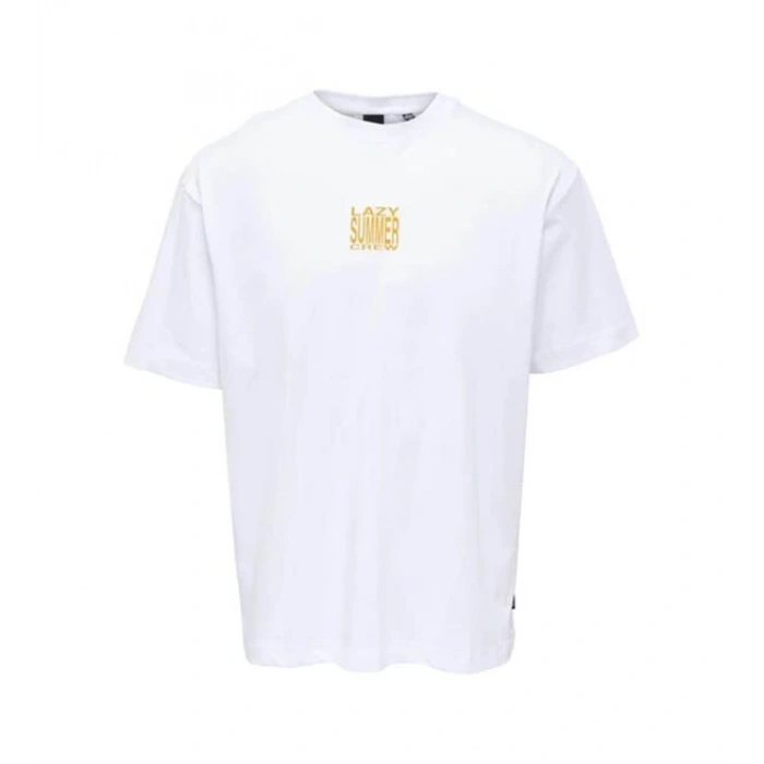 Sırt Baskılı Erkek T-Shirt