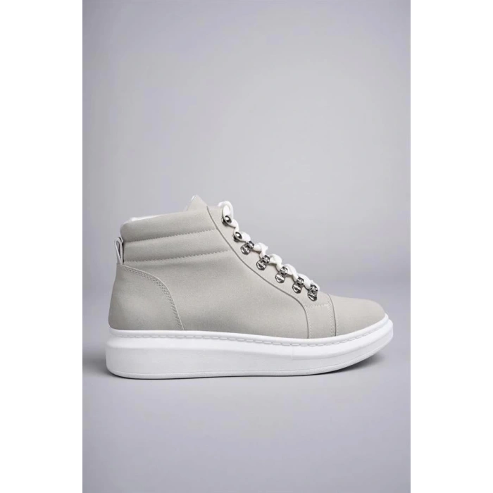 SLW206 Ottawa Bağcıklı Süet Erkek Günlük Spor Bot BT - Gri