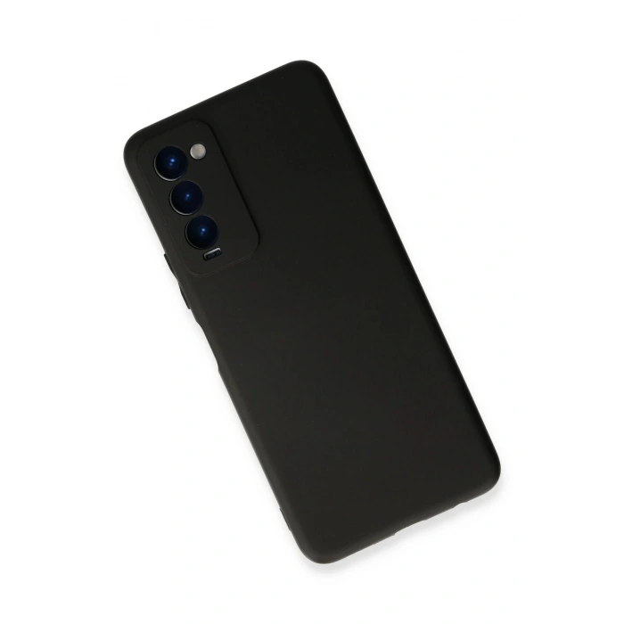 Tecno Camon 18 Kılıf First Silikon - Siyah