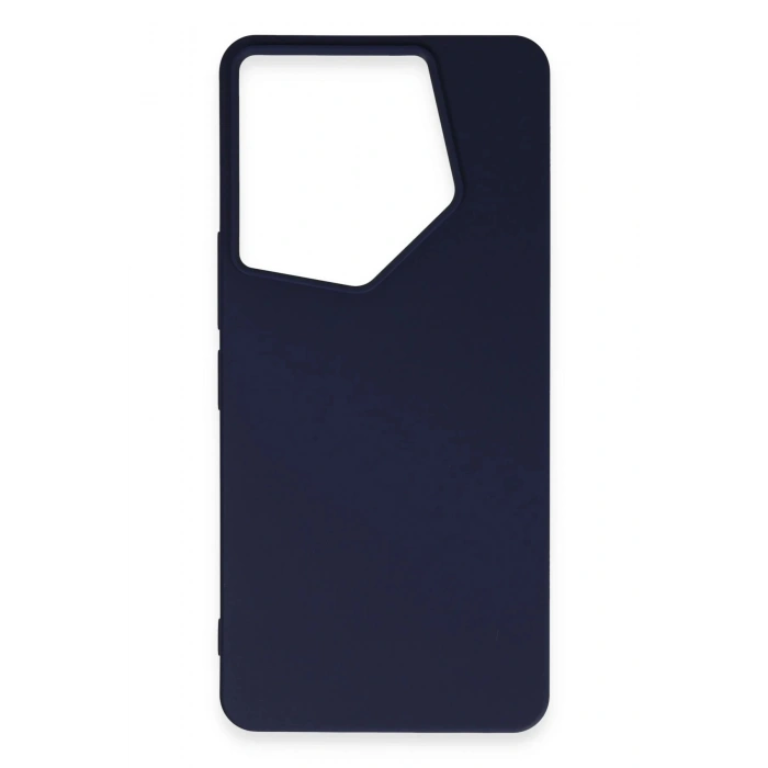 Tecno Camon 20 Pro 5G Kılıf First Silikon - Lacivert