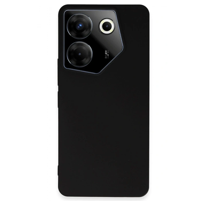 Tecno Camon 20 Pro 5G Kılıf First Silikon - Siyah