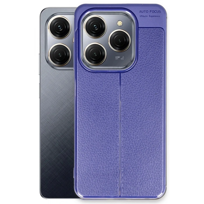 Tecno Spark 20 Pro Kılıf Auto Focus Kapak - Lacivert