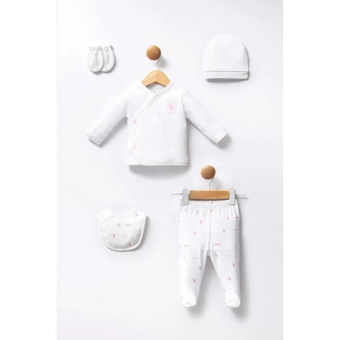 U.s Polo 5li Hastane Çıkış Seti Usb2358 Beyaz