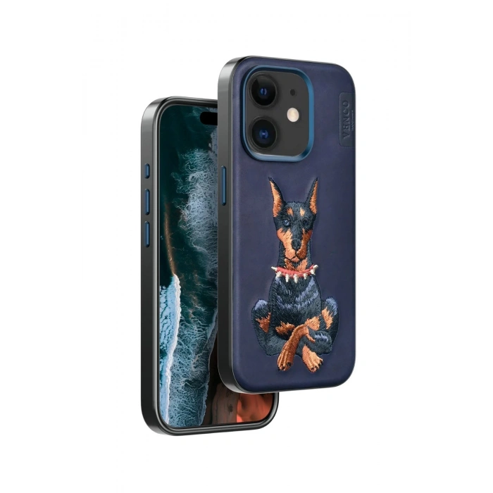 Venco iPhone 11 Perma Desenli Kapak - Lacivert