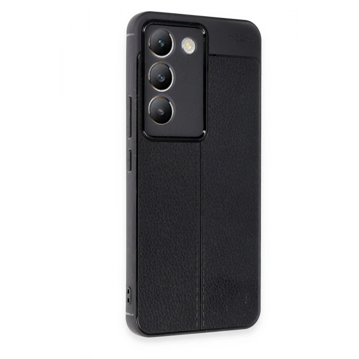 Vivo V30 Lite 4G Kılıf Auto Focus Kapak - Siyah