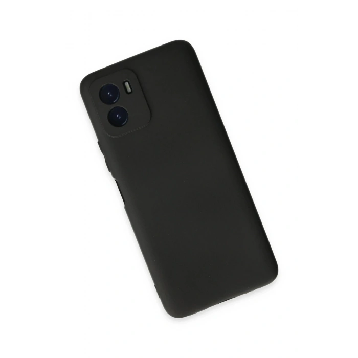 Vivo Y15S Kılıf First Silikon - Siyah