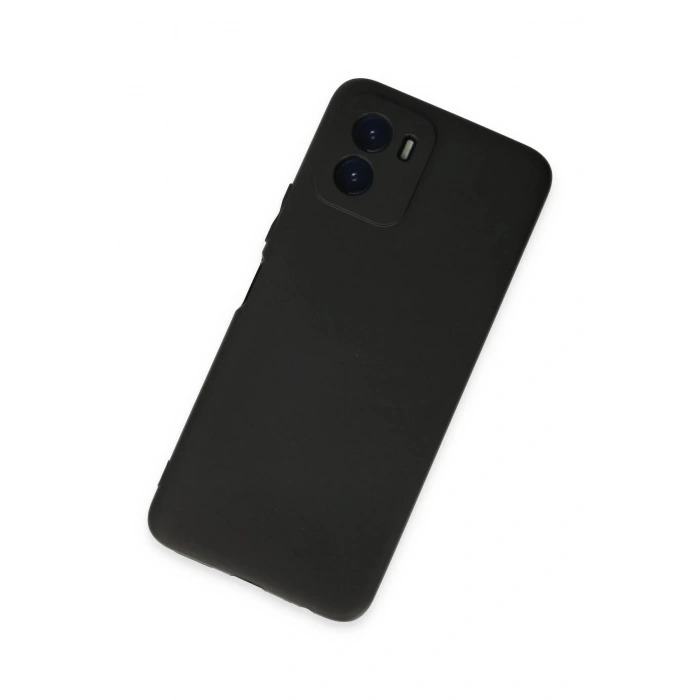Vivo Y15S Kılıf First Silikon - Siyah