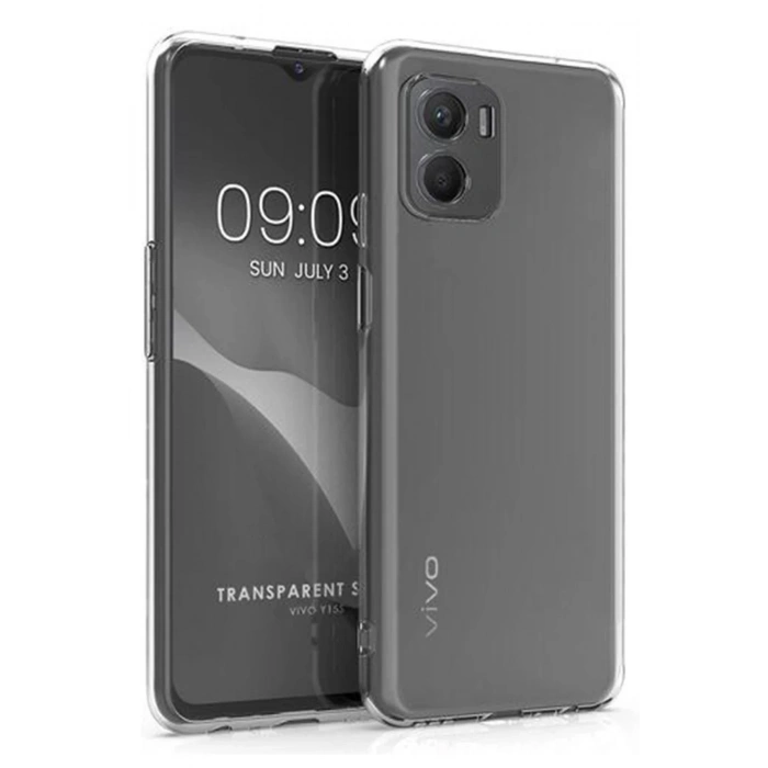 Vivo Y15S Kılıf Lüx Şeffaf Silikon