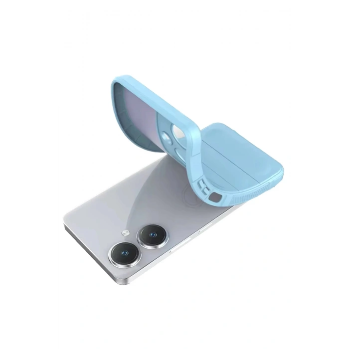 Vivo Y27 Kılıf Optimum Silikon - Sky Blue