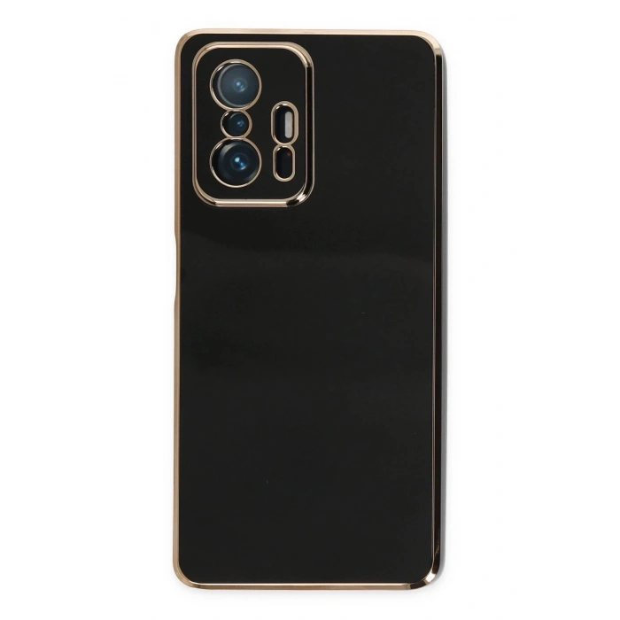 Xiaomi Mi 11T Pro Kılıf Volet Silikon - Siyah