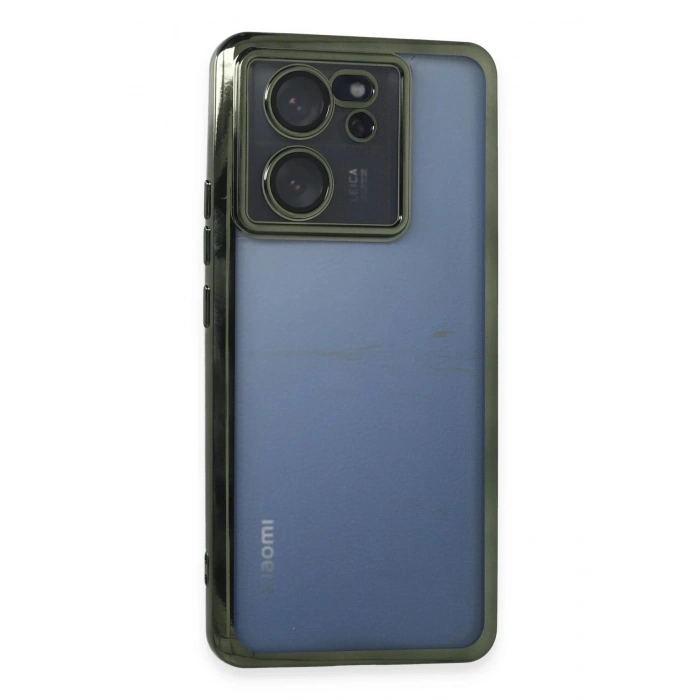 Xiaomi Mi 13T Kılıf Lensli Silikon - Yeşil