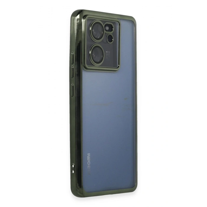 Xiaomi Mi 13T Kılıf Lensli Silikon - Yeşil