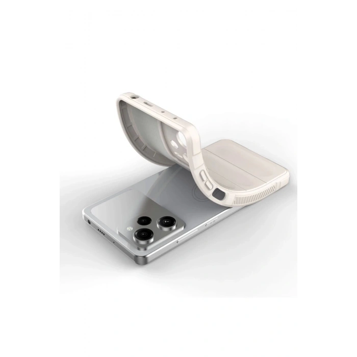 Xiaomi Poco X5 5G Kılıf Optimum Silikon - Krem