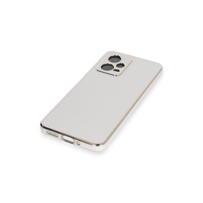 Xiaomi Poco X5 5G Kılıf Volet Silikon - Beyaz