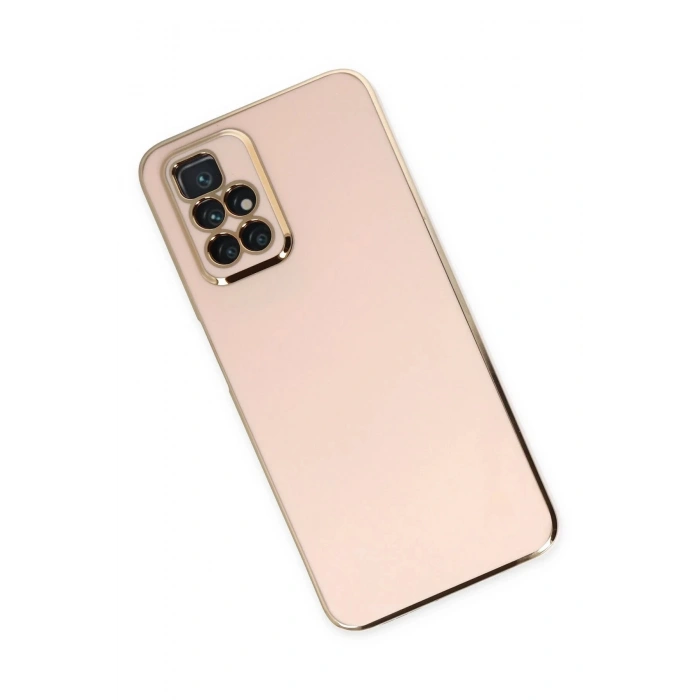 Xiaomi Redmi 10 2022 Kılıf Volet Silikon - Pembe