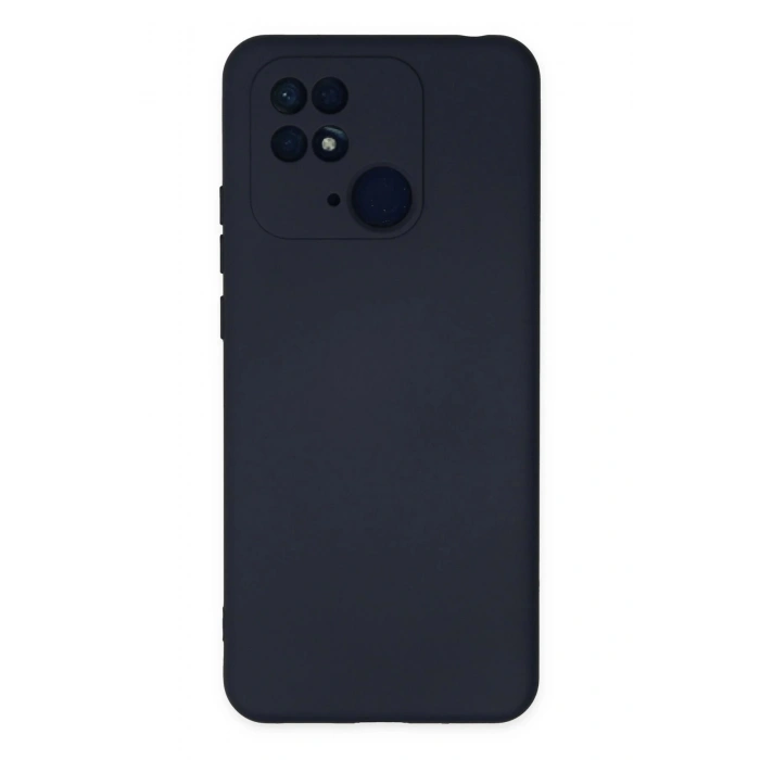 Xiaomi Redmi 10C Kılıf Nano içi Kadife Silikon - Lacivert