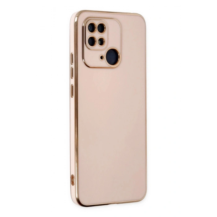 Xiaomi Redmi 10C Kılıf Volet Silikon - Pembe