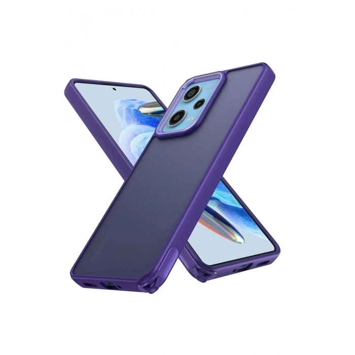 Xiaomi Redmi 13 4G Kılıf Elegant Kapak - Derin Mor