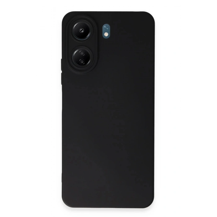 Xiaomi Redmi 13C Kılıf Nano içi Kadife Silikon - Siyah