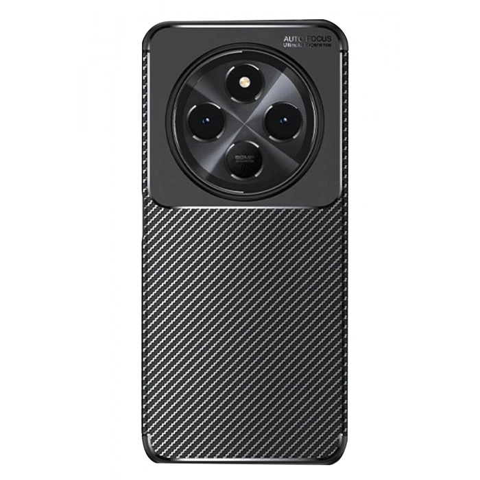 Xiaomi Redmi 14C Kılıf Auto Focus Karbon Kapak - Siyah
