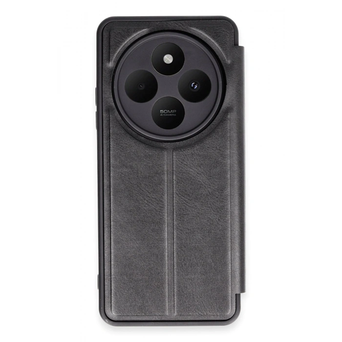 Xiaomi Redmi 14C Kılıf Flip Cover - Siyah