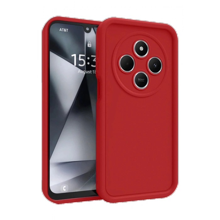 Xiaomi Redmi 14C Kılıf Viera Silikon - Kırmızı