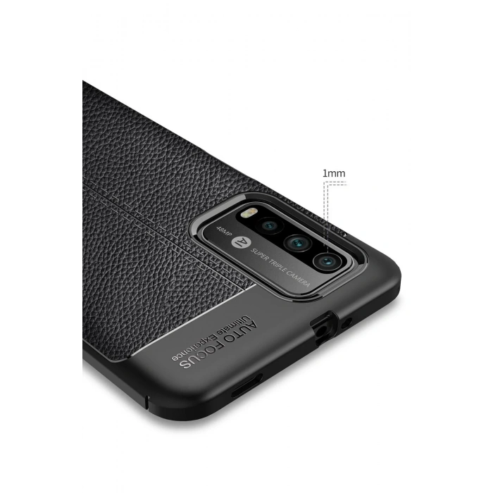 Xiaomi Redmi 9T Kılıf Auto Focus Kapak - Siyah