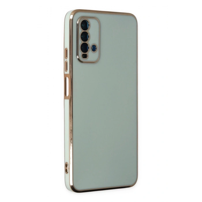 Xiaomi Redmi 9T Kılıf Volet Silikon - Açık Yeşil