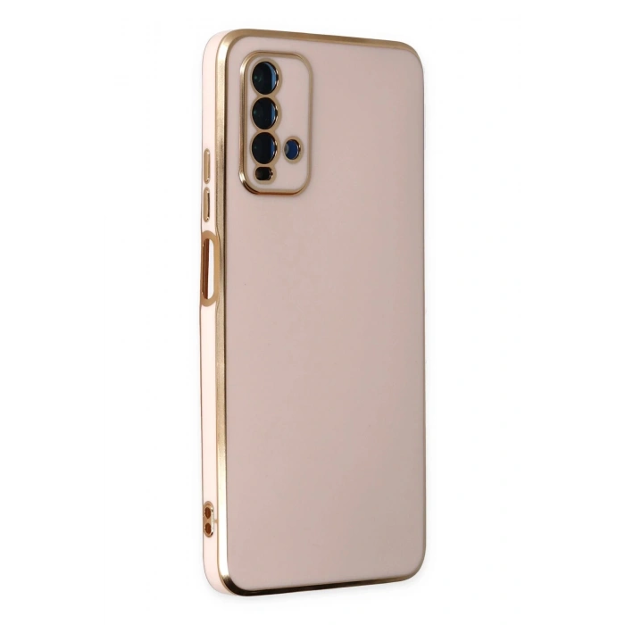 Xiaomi Redmi 9T Kılıf Volet Silikon - Pembe