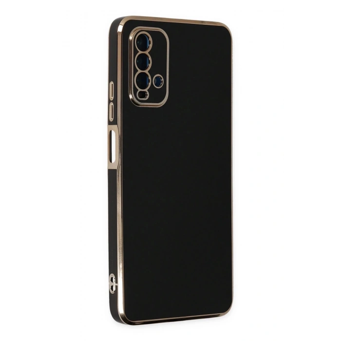 Xiaomi Redmi 9T Kılıf Volet Silikon - Siyah