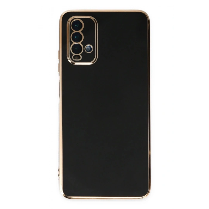 Xiaomi Redmi 9T Kılıf Volet Silikon - Siyah