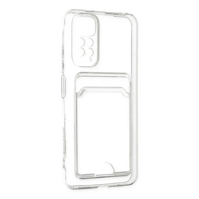 Xiaomi Redmi Note 11 Pro Kılıf Kart Şeffaf Silikon - Şeffaf