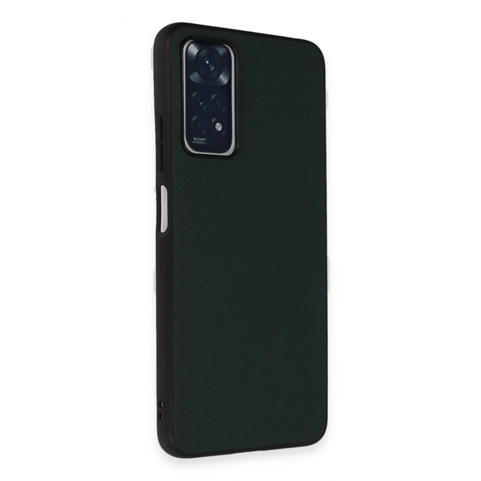 Xiaomi Redmi Note 11 Pro Kılıf Taft Kapak - Koyu Yeşil