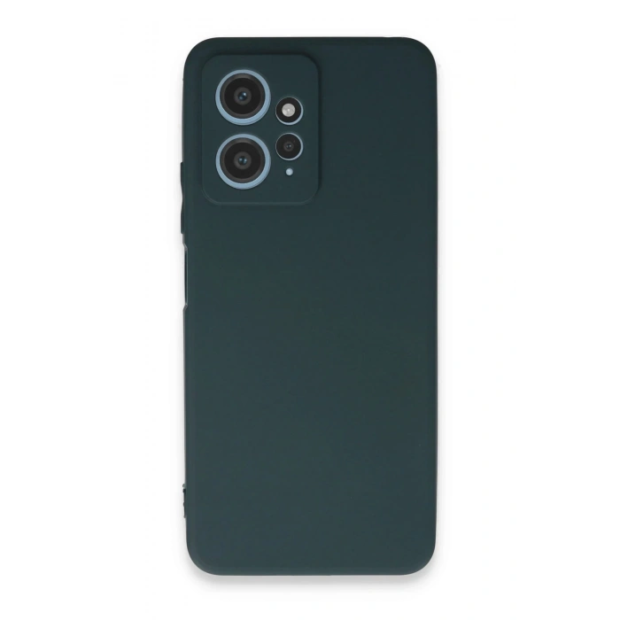 Xiaomi Redmi Note 12 4G Kılıf First Silikon - Koyu Yeşil