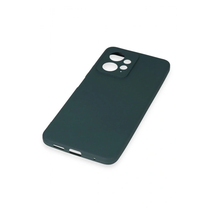 Xiaomi Redmi Note 12 4G Kılıf First Silikon - Koyu Yeşil