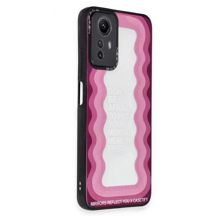Xiaomi Redmi Note 12 Pro 5G Kılıf Mirror Desenli Kapak - Mirror - 11