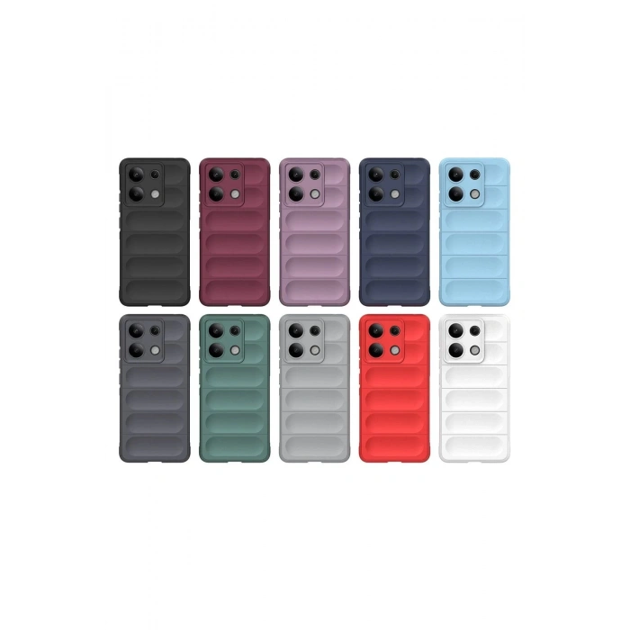 Xiaomi Redmi Note 13 Pro 4G Kılıf Optimum Silikon - Kırmızı