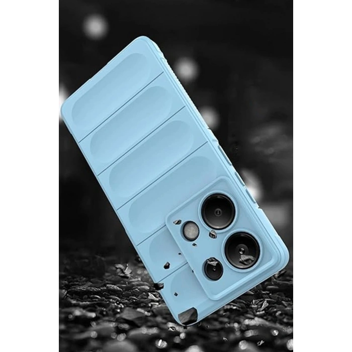 Xiaomi Redmi Note 13 Pro 4G Kılıf Optimum Silikon - Krem