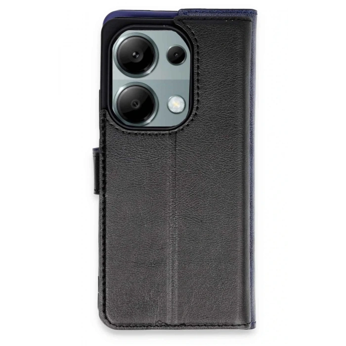 Xiaomi Redmi Note 13 Pro 4G Kılıf Trend S Plus Kapaklı Kılıf - Siyah