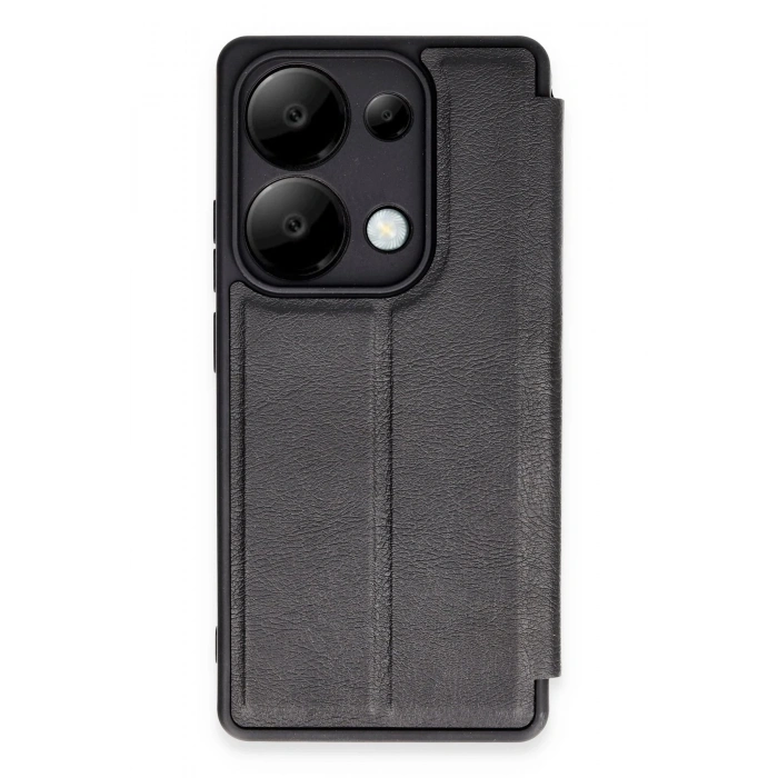 Xiaomi Redmi Note 13 Pro 5G Kılıf Flip Cover - Siyah